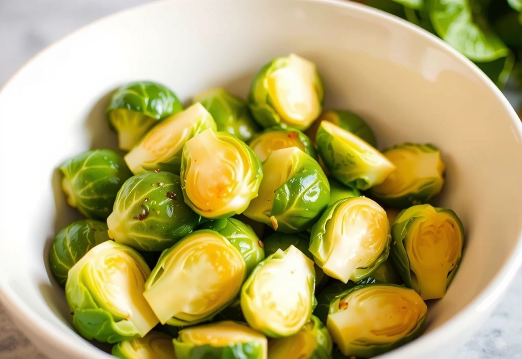 Varză de Bruxelles aburindă